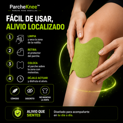 ParcheKnee™ Pack de 10 unidades - Alivia dolores de rodilla