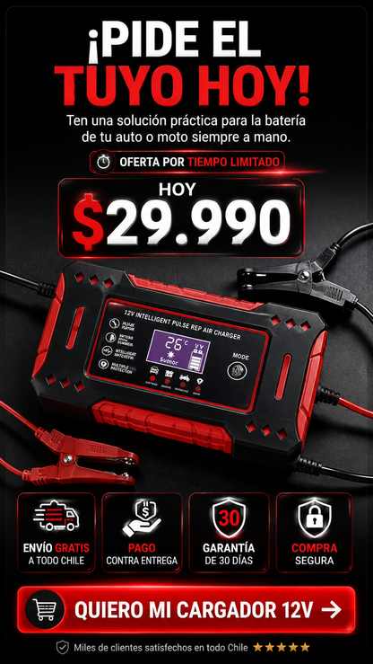⚡ VoltRescue™ 3 en 1 - Recupera, carga y protege la batería de tu vehículo desde casa.
